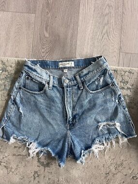 Abercrombie & Fitch Curve Love The Cut Off Shorts, High Rise, Size 26/2